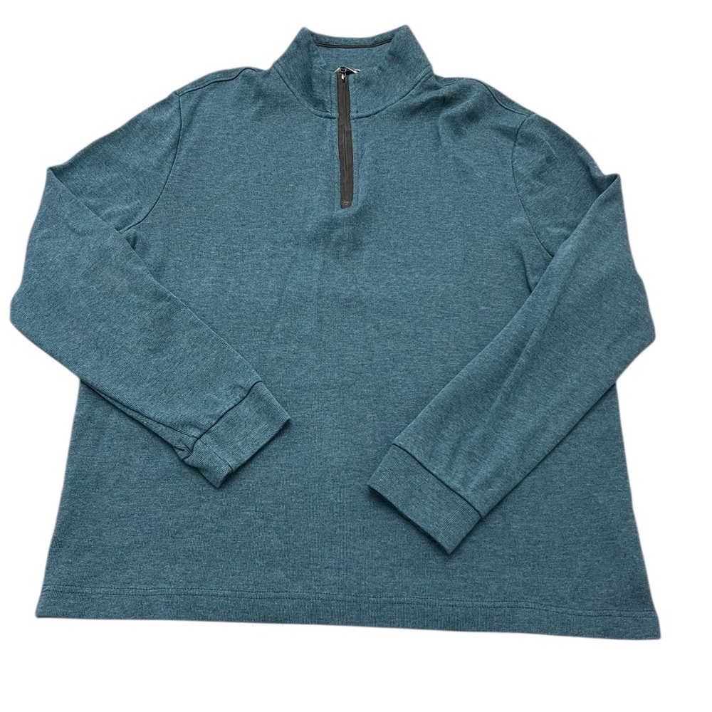 Joseph Abboud Men's Blue Zip-Up Sweater XL